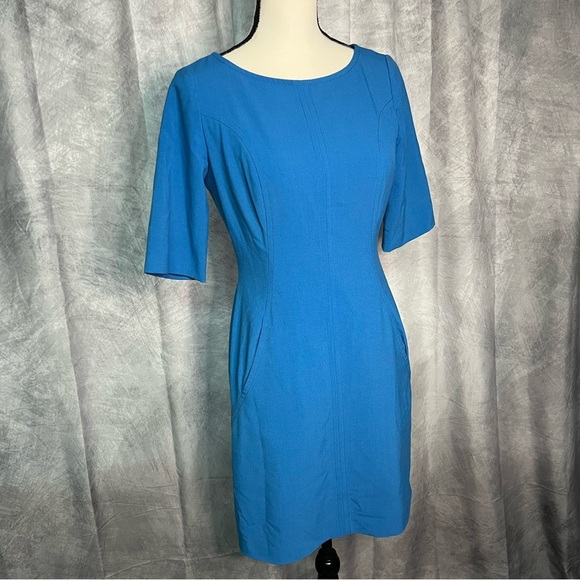 Tahari Arthur S Levine Women’s Sheath Crepe Dress with Pockets - sz 2P - Picture 3 of 15